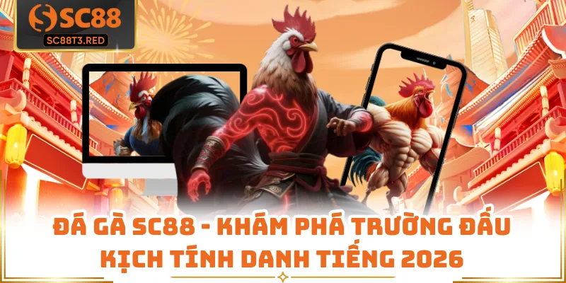Đá Gà SC88 - Khám Phá Trường Đấu Kịch Tính Danh Tiếng 2026